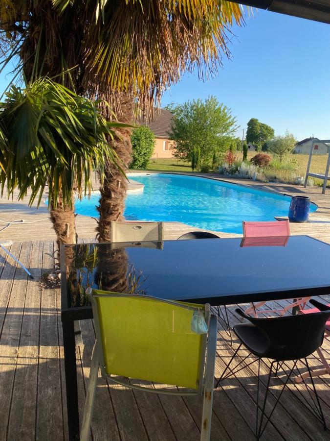 Agreable Chambre D'Hote Calme Avec Piscine Souvans Ngoại thất bức ảnh